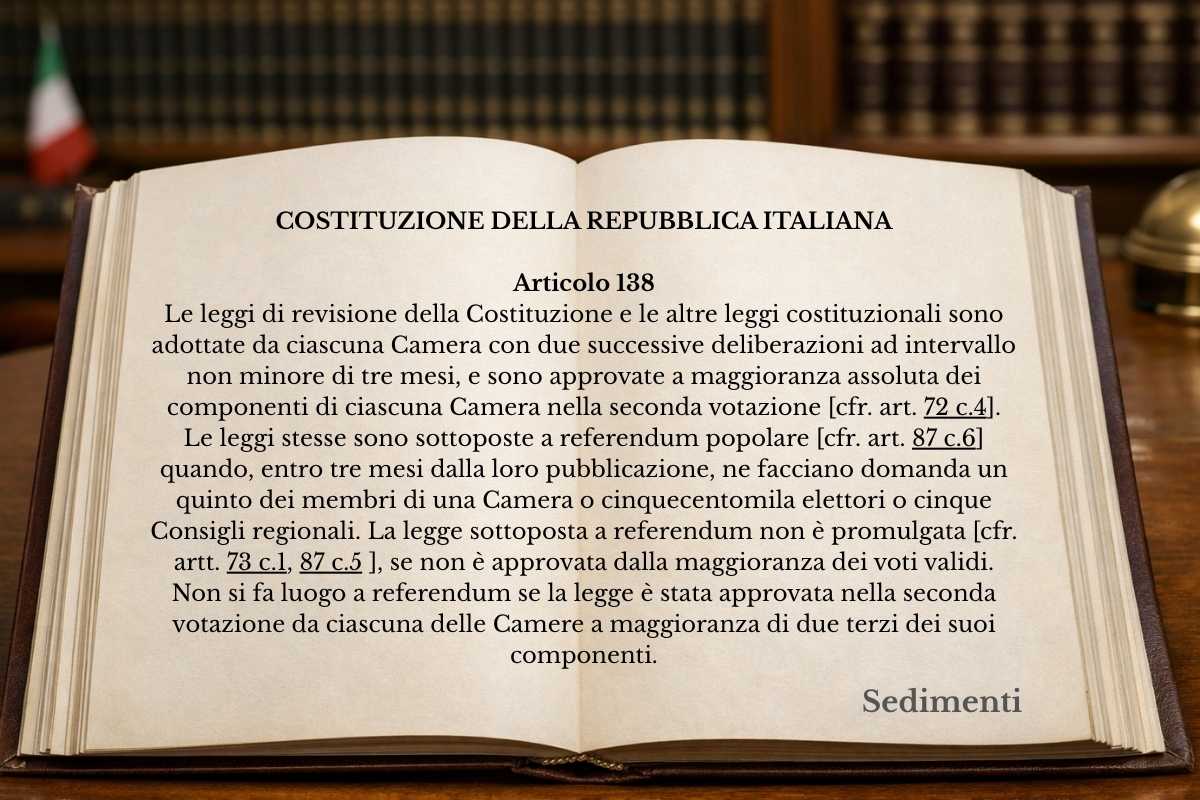 Art. 138 Costituzione della Repubblica Italiana